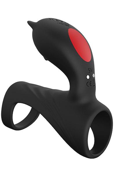 Dream Toys Rings Of Love Pleasure Cage Penisring med vibrator