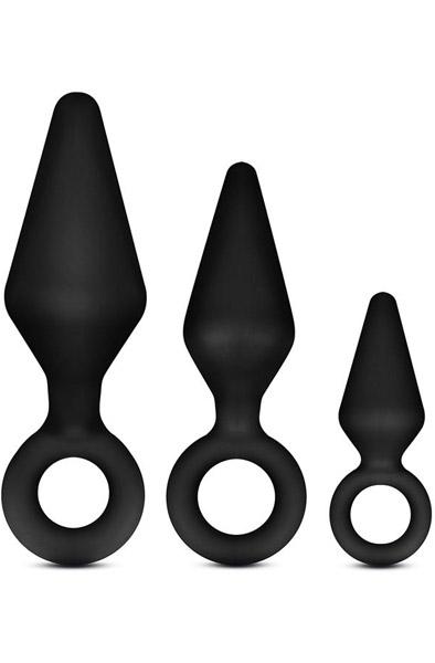 Anal Adventures Platinum Loop Plug Kit Analpluggar paket