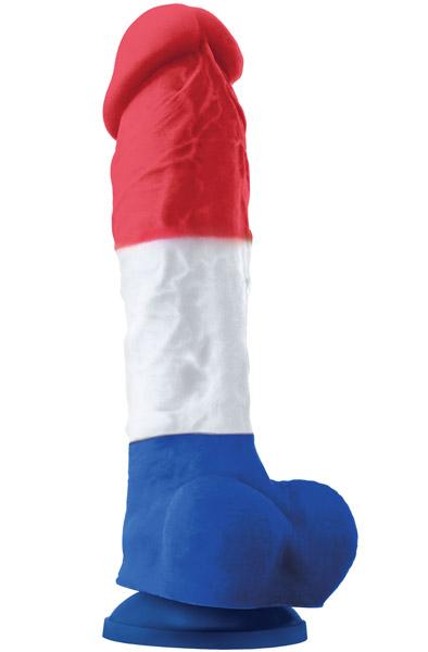 NS Novelties Colours Pleasures Tricolor 22,5cm Dildo