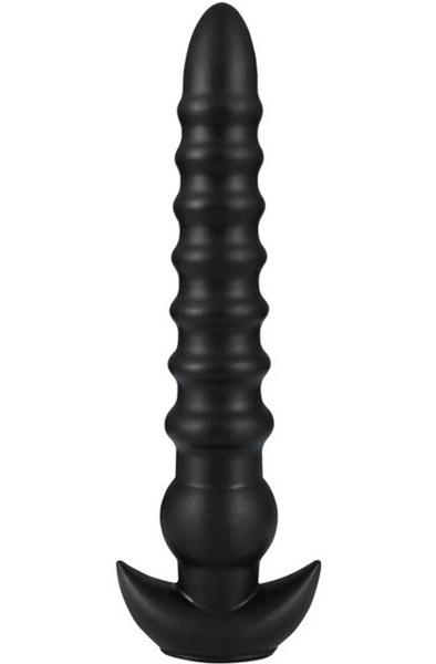 Wolf Bayonet Black Silicone Anal Dildo S 25cm Analdildo