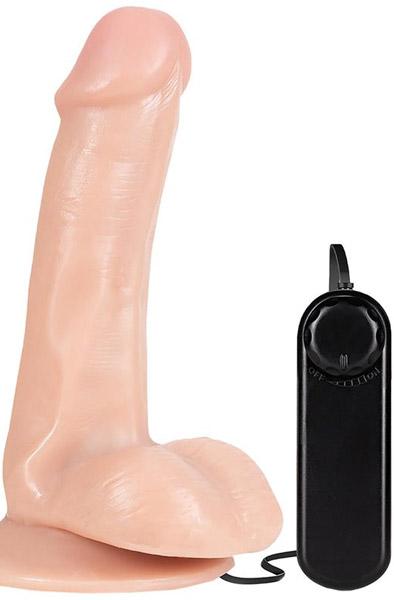 Dr. Skin Gyrating Dildo 15,5 cm Dildo med vibrator