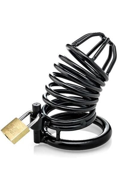 Black Cock Cage 45mm Kyskhetsbur