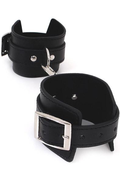Kiotos Budget Wrist Cuffs With Double Hook Handbojor