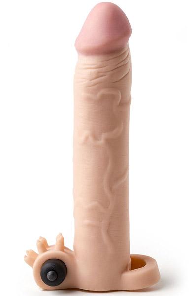 Vergite Realistic Sleeve With Vibration 19cm Penisöverdrag med vibration