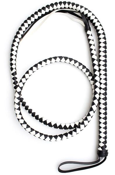 Kiotos Whip Black & White 190cm BDSM Piska