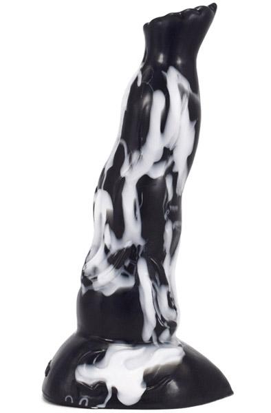 Dildo Lupkal Black-White 24 cm Dragon dildo