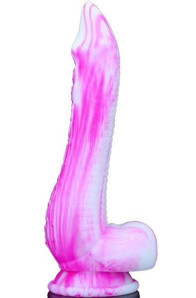 Silicone Dildo Inkipus Pink-White 25cm Dragon dildo