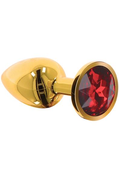 Butt Plug With Diamond Jewel Small Analplugg metall