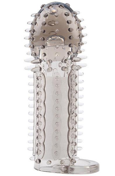 Nubby Grey Sleeve 14,5 cm Penisöverdrag