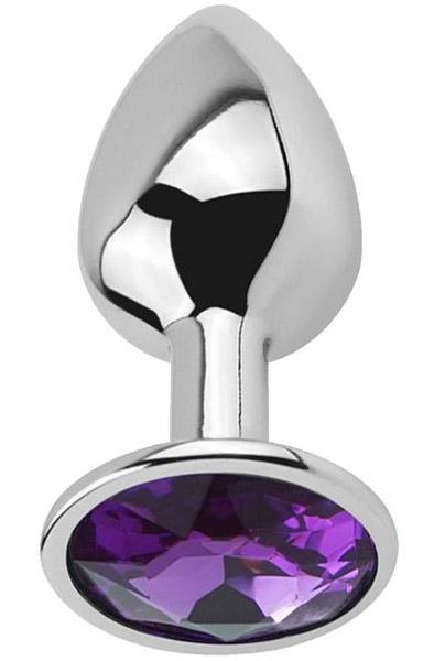 Afterdark Purple Amethyst Anal Plug L Analplugg metall