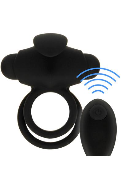 Anillo Vibrator Rechargeable Remote Control Penisring med vibrator
