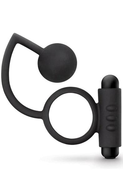 Anal Adventures Anal Ball With C-Ring Analplugg med penisring