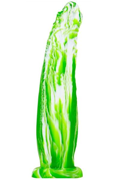 Dildo Koal Green-White 25 cm Dragon dildo