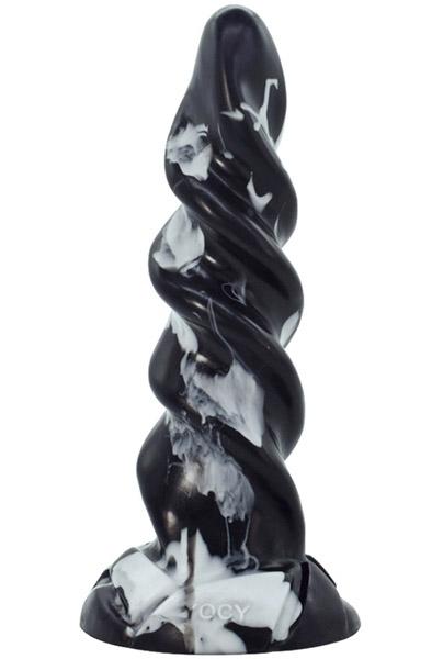 Plug Gimlix Black-White 23 cm Dragon dildo