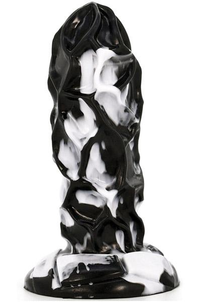 Dragonis Dildo Black-White 19 cm Dragon dildo