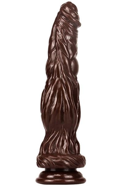 Silicone Dildo Monster Bark Brown 26 cm Monster dildo