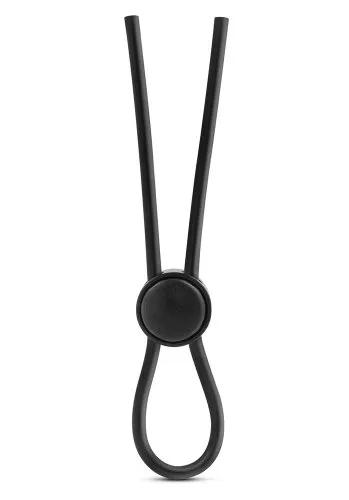 Silicone Loop Penisring, Svart