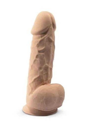 Dual Density Dildo med pung 22 cm