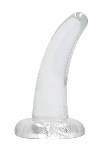 Crystal Clear non realistic dildo 11 cm, Clear