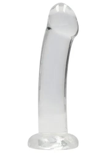 Crystal Clear non realistic dildo 17 cm, Clear