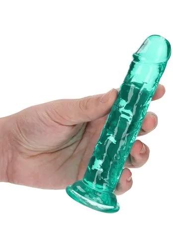 Crystal Clear Dildo 14,5 cm, Turkos