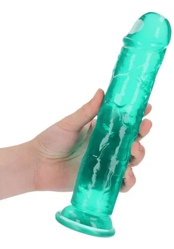 Crystal Clear dildo 23 cm, Turkos