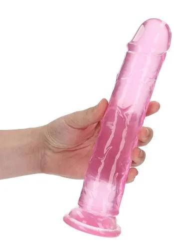 Crystal Clear dildo 23 cm, Pink