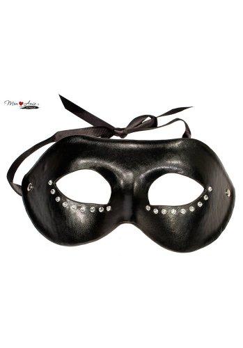 Mon Amie Diamond Leather Mask