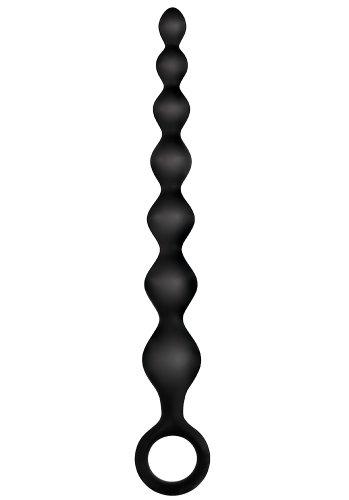 Ribbed Silicone Anal Beads 18 cm