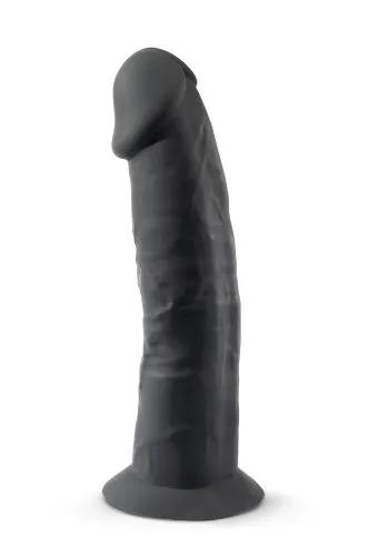 Dual Density Svart Dildo 19 cm