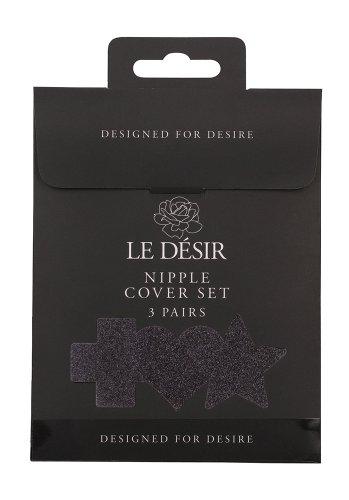 Le Désir Nipple Cover Set, Black