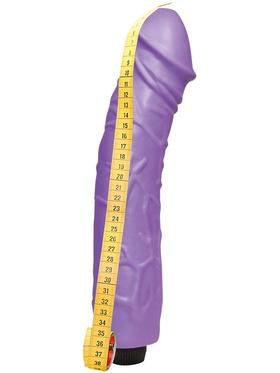 Queeny Love Giant Lover Dildovibrator, 33 cm, lila