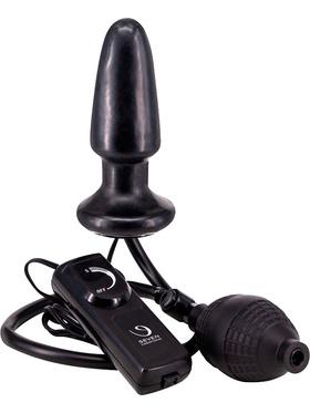 SevenCreations Fanny Hill's Inflatable and Vibrating Butt Plug, svart