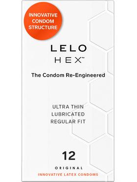 LELO HEX, Kondomer, 12-pack