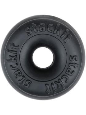 Perfect Fit Stack It, SilaSkin Cock Ring, svart