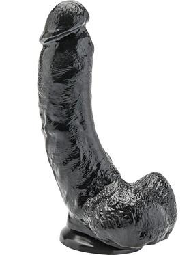 Toy Joy Get Real Dildo, 21 cm, svart