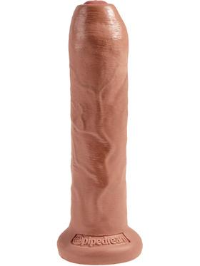 King Cock Uncut Cock Dildo, 21 cm, ljusbrun