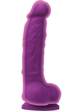 NSNovelties Colours Dual Density Dildo, 18 cm, lila
