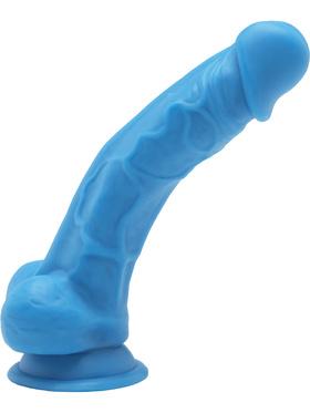 Toy Joy Get Real, Happy Dicks Dildo, 20 cm, blå