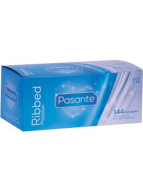 Pasante Ribbed Passion Kondomer, 144-pack