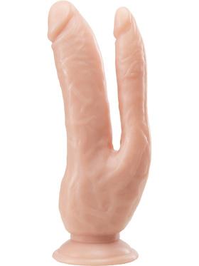 Dr. Skin DP Realistic Cock, 21 cm, ljus