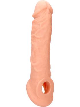 RealRock Skin Penis Extender with Rings, 21 cm, ljus