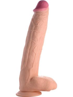 XR Brands Raging Rhino Veiny Dong, 45 cm, ljus