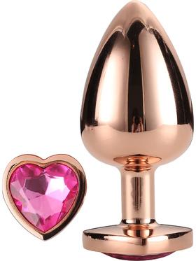 Dream Toys Gleaming Love, Rose Gold Plug, large