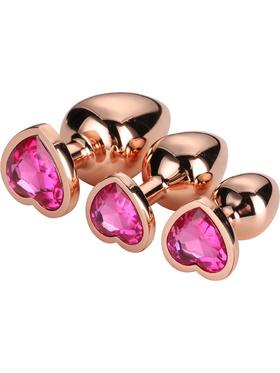 Dream Toys Gleaming Love, Rose Gold Plug Set