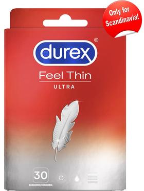 Durex Feel Ultra Thin Condoms, 30-pack