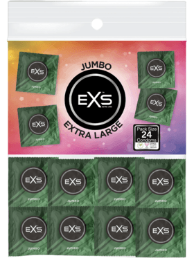 EXS Jumbo Extra Large Kondomer, 24-pack