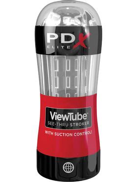 Pipedream PDX Elite ViewTube, See-Thru Stroker