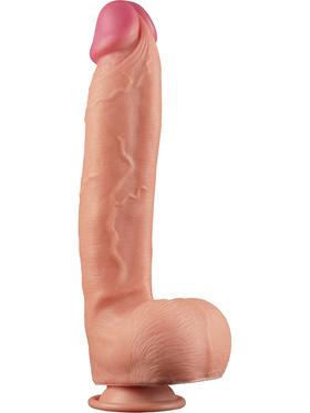 LoveToy Dual-Layered Silicone Cock, 31 cm