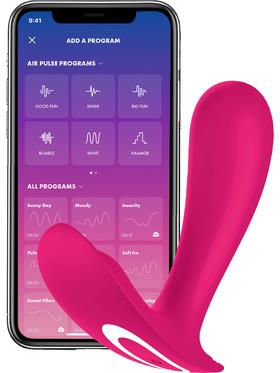 Satisfyer Connect Top Secret, Wearable Vibrator, rosa